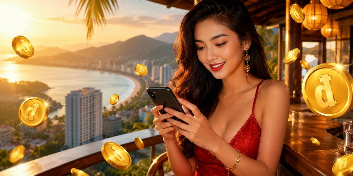 Người dùng thao tác qua điện thoại tại vov1